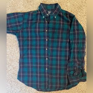 Vintage Pendleton Wool Long Sleeve Button Down Shirt Size Medium